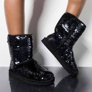 UGG Sequin Short Boots